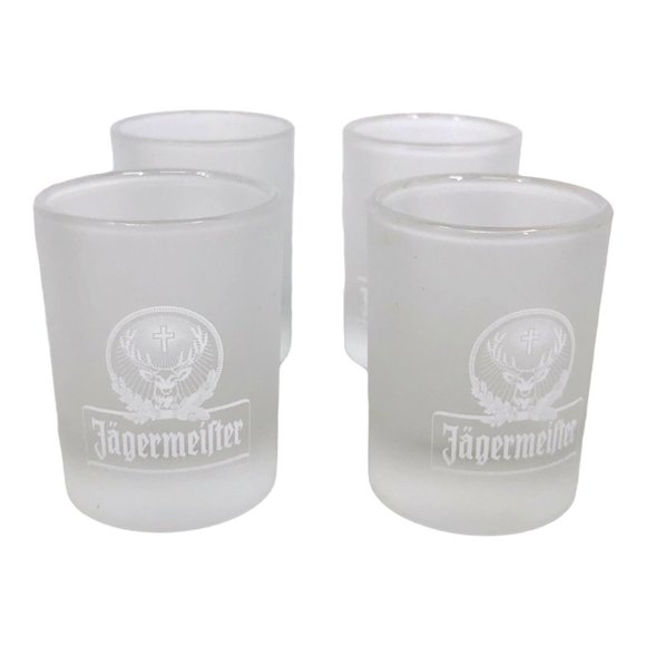 Jägermeister Dining Jgermeister Frosted Shot Glasses Etched Stagg